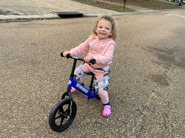 Pediatric patient from our Orthotics and Prosthetics Clinic