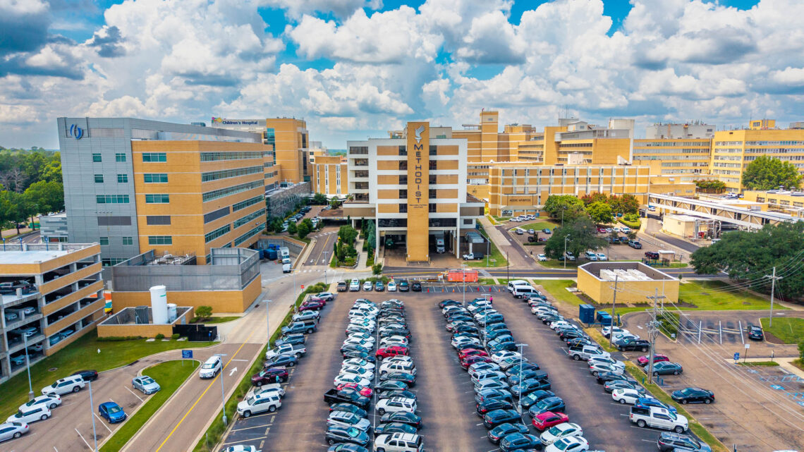 Aerial photo of Methodist Rehabilitation Inpatient Hospital