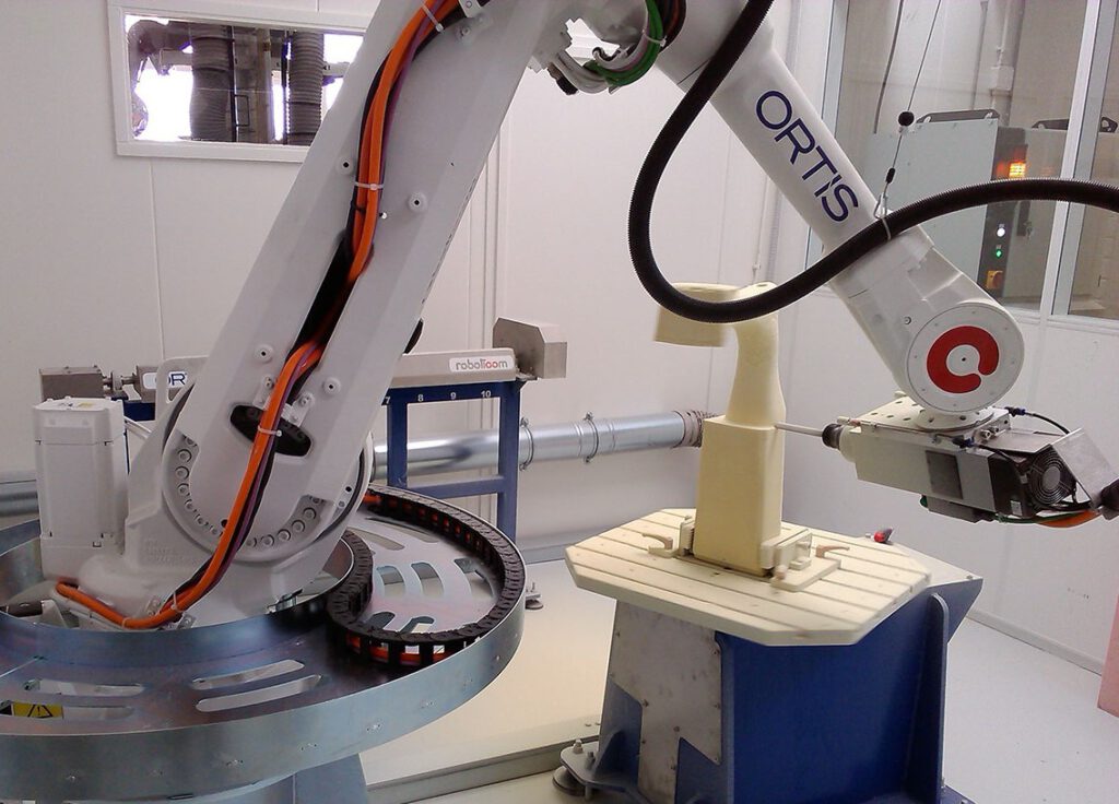 Robotic Milling System at our Orthotics and Prosthetics Department